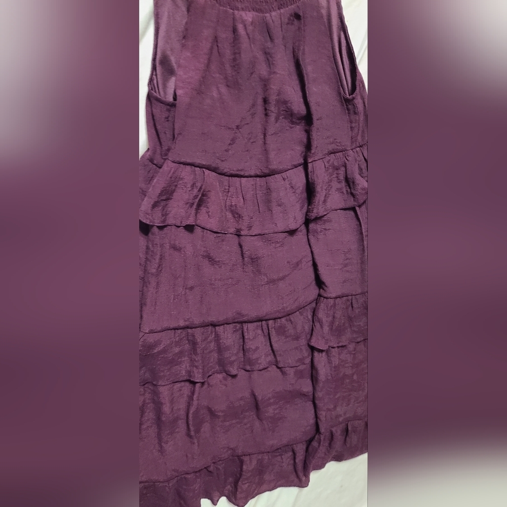 Grace + Karma dress purple with ruffles M. Perfect for HOCO - Picture 2 of 8
